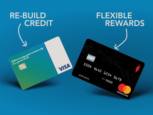 Rebuild credit and flexible rewards.